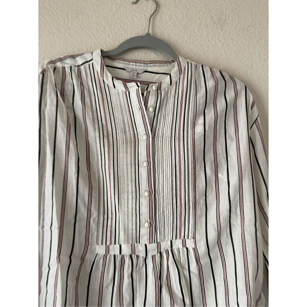 Joie Henley cotton long sleeve striped womens blouse size‎ xs - Picture 3 of 7